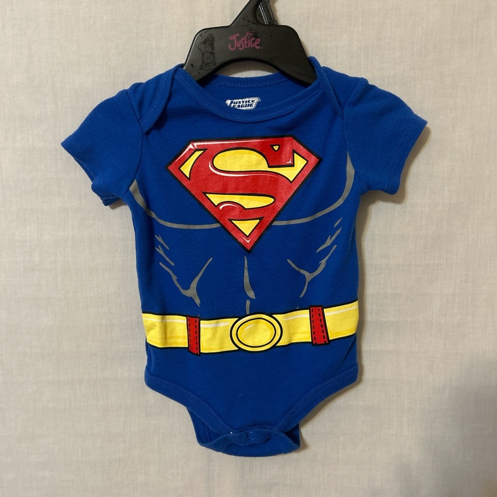 Superman Baby Bodysuit in Blue